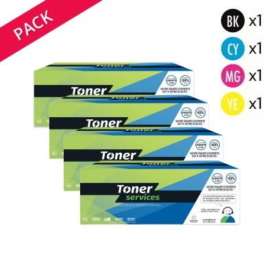 Pack De 4 Toners Compatibles Pour Brother MFC 9320CW - Noir, Cyan, Jaune, Magenta - Neuf Sous Blister
