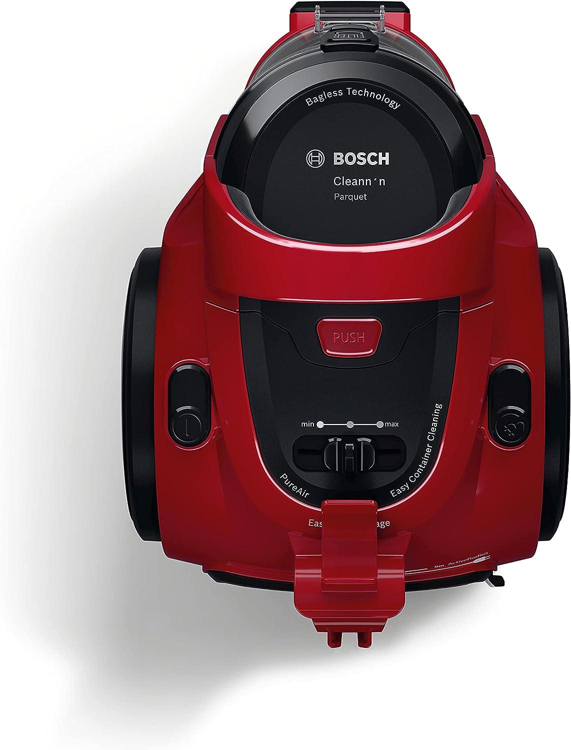 BOSCH BGC05AAA2 Cleann'n aspirateur sans sac rouge | Paris Dakar Shopping