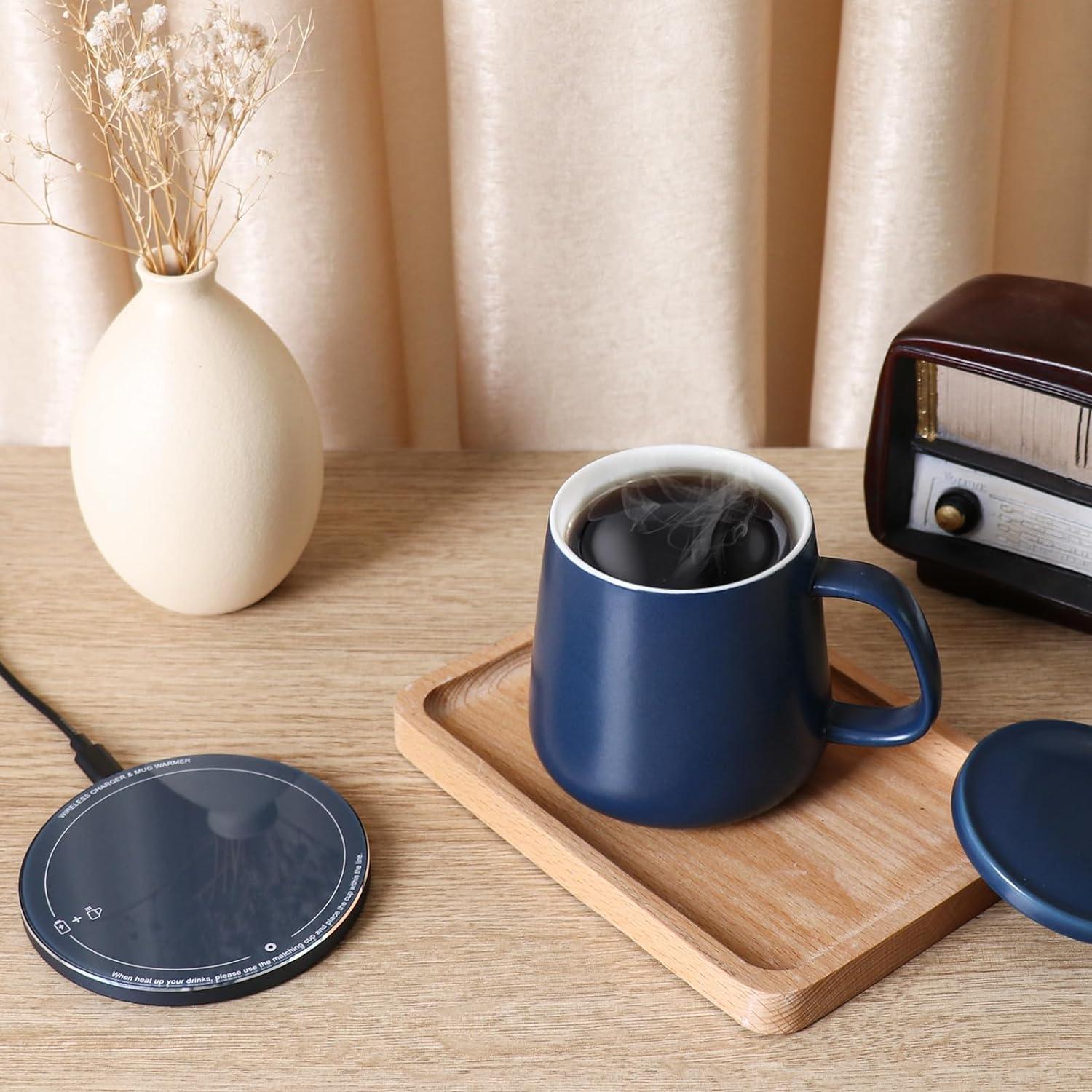 Lot De 2 Tasses Chauffantes Sealy USB - Réglage De Température 45°C, Interrupteur Gravité